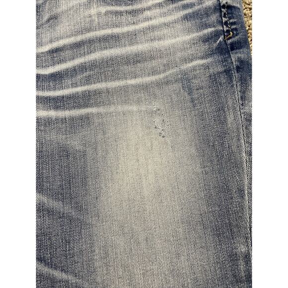 Departwest Buckle Mens Jeans Trouper Straight Leg Denim Size 31x32R Light Wash - Picture 4 of 14